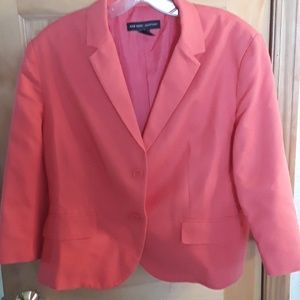 Coral blazer, jacket
